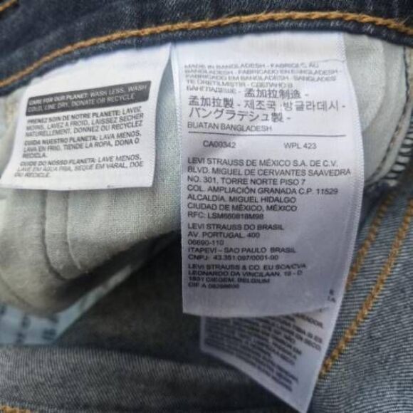 Levi's 511 28x30 darker blue men's jeans slim - Picture 9 of 11